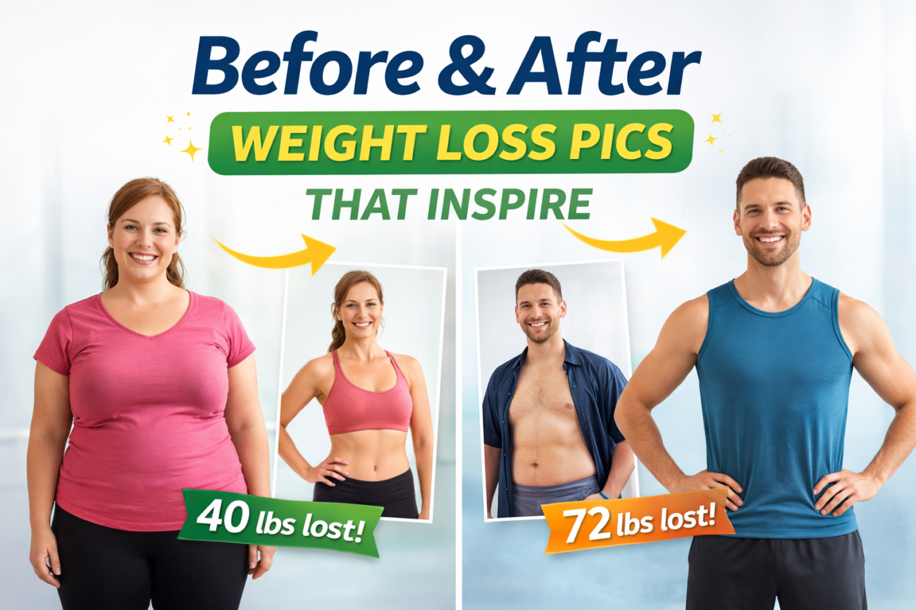 Before & After Weight Loss Pics That Inspire
