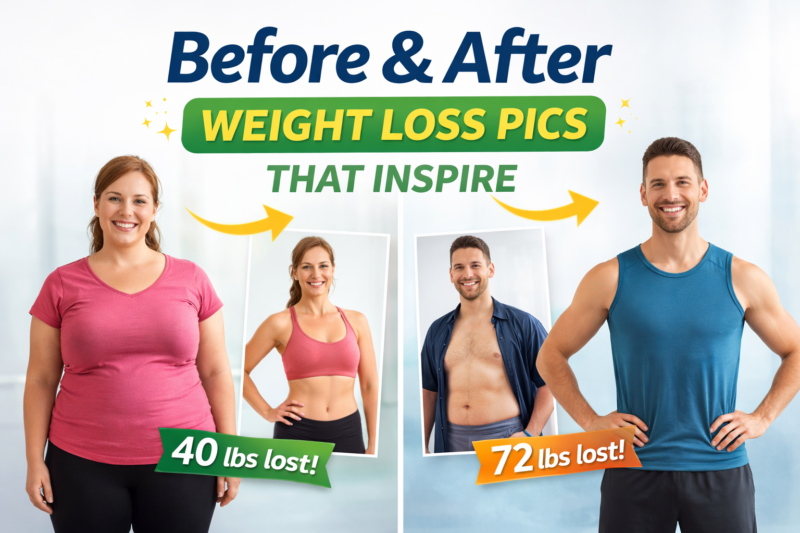 Before & After Weight Loss Pics That Inspire
