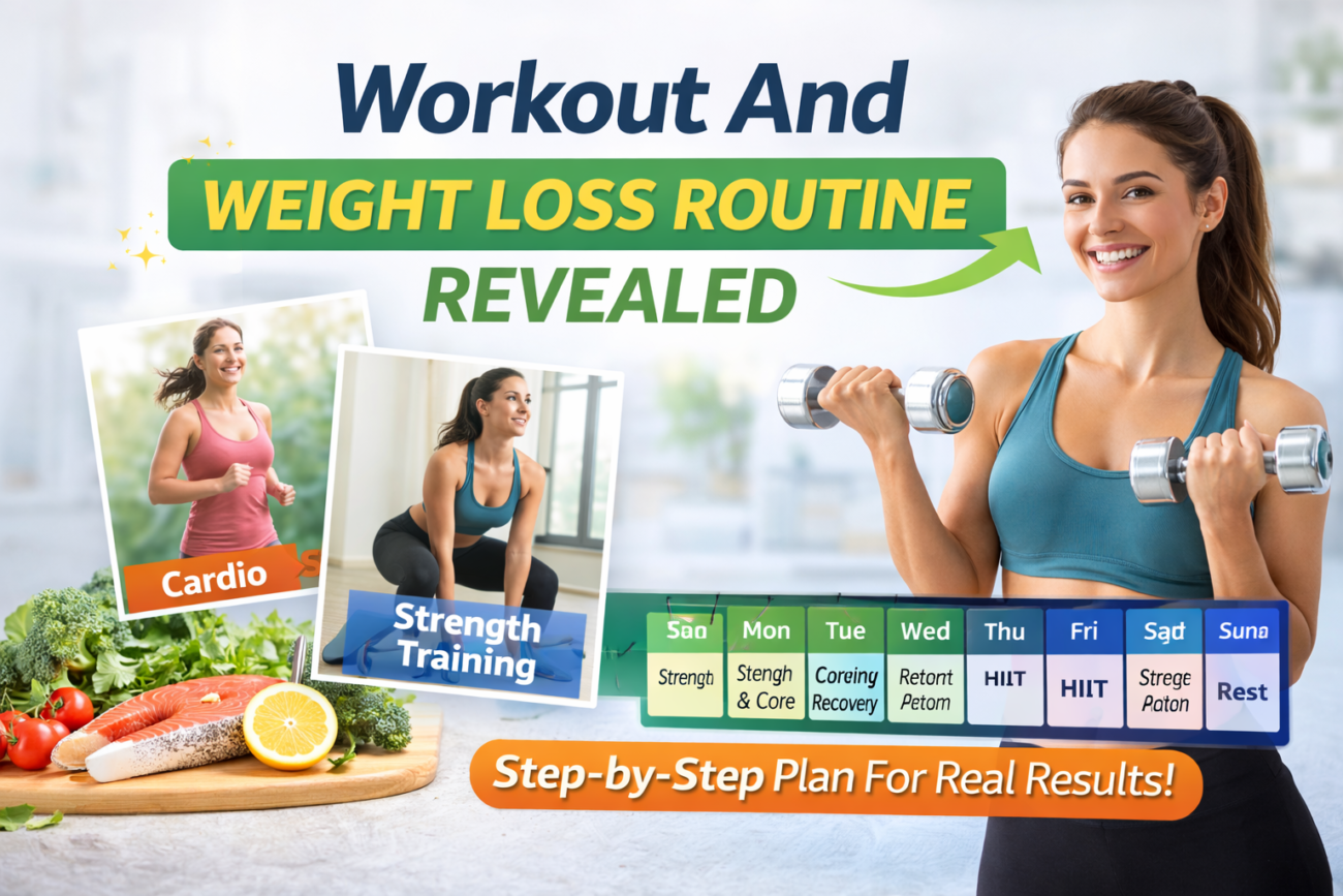 Workout And Weight Loss Routine Revealed