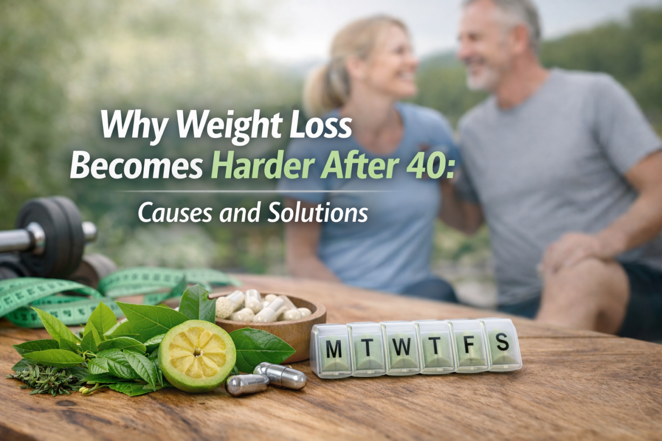 why weight loss becomes harder after 40