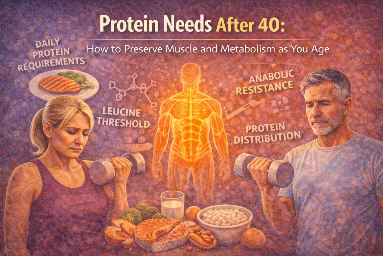 protein needs after 40